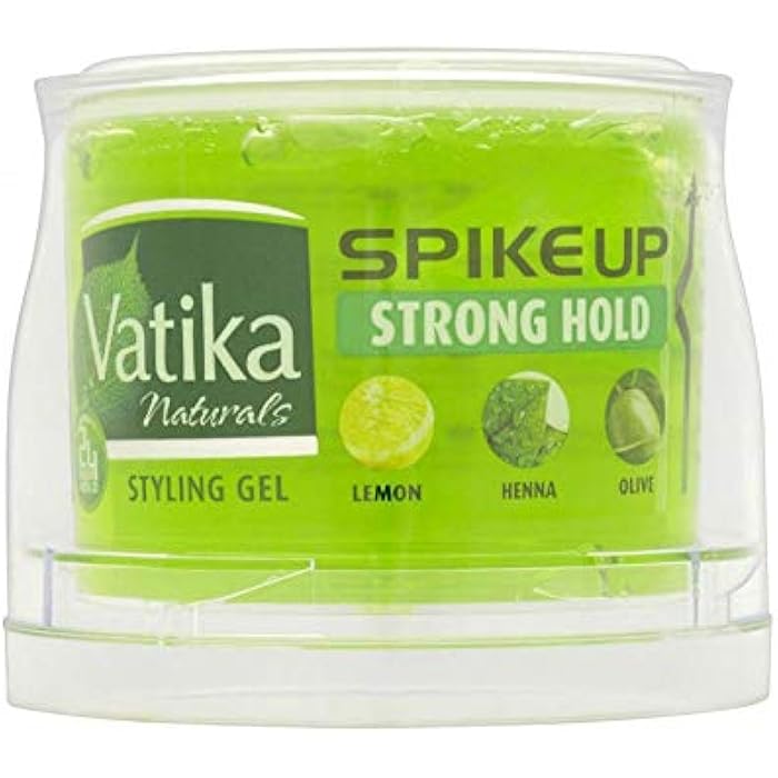 Vatika Naturals Menz Styling Hair Gel (250mL) | Spike Up with Strong Hold | Easy To Shine and Style